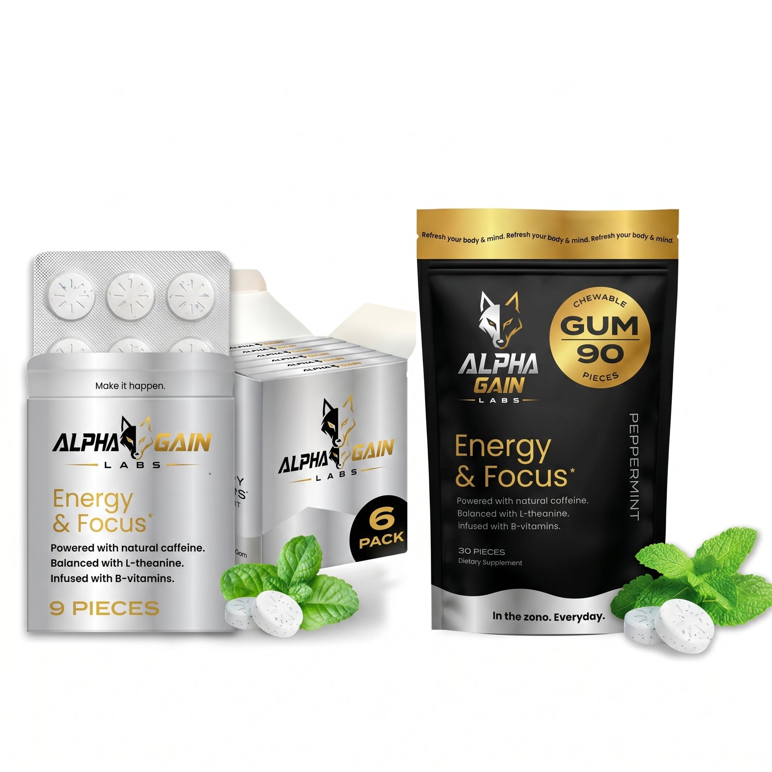 Energy & Focus Chewable Gum