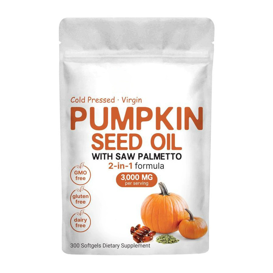 Pumpkin Seed Oil with Saw Palmetto – 300 Softgels