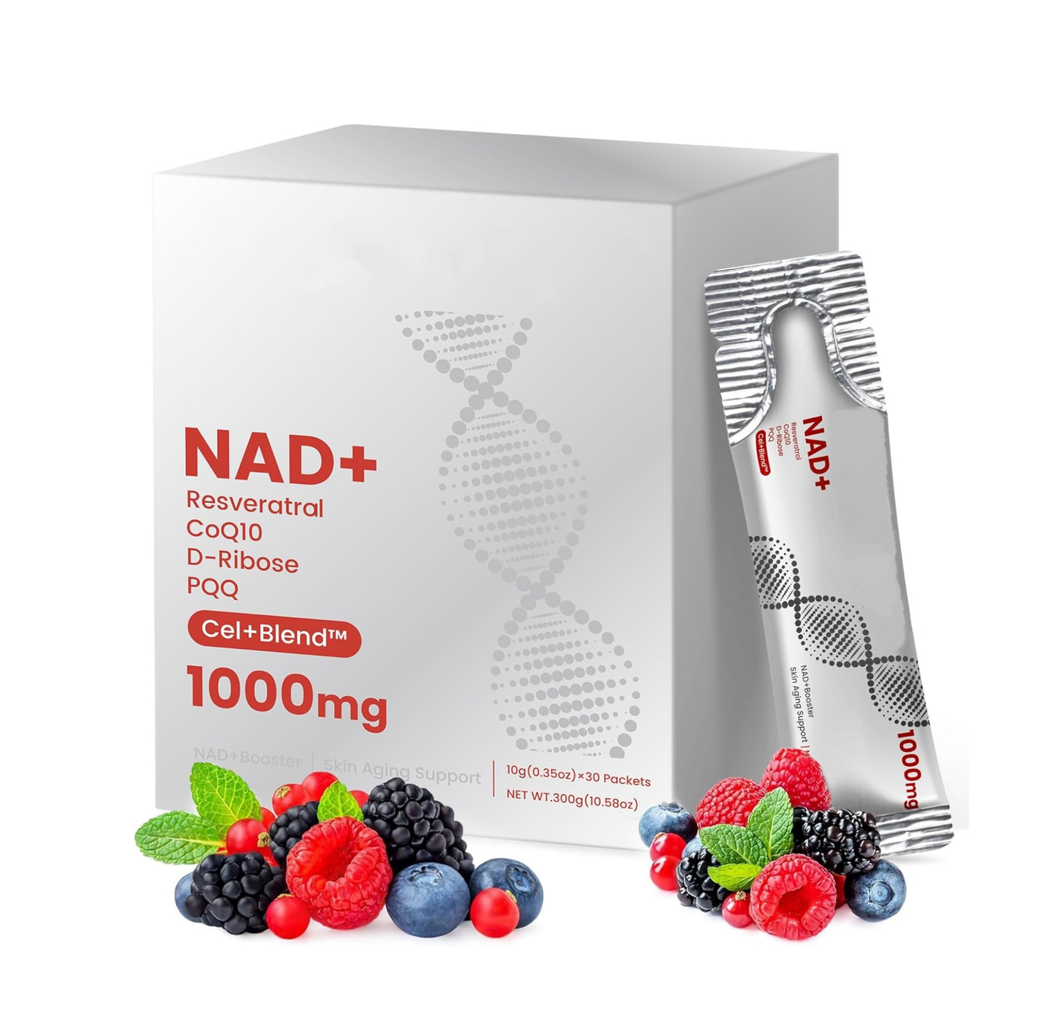 NAD+ Booster Cel+Blend™ – 1000mg | 30 Packets