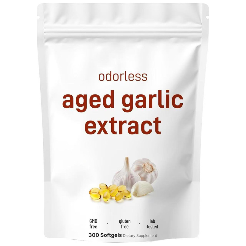 Odorless Aged Garlic Extract – 300 Softgels